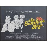 The Sunshine Boys UK quad folded. Condition C9 near mint, see glossary for condition scale. The