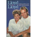 John Lloyd signed book. Hardback edition of Lloyd on Lloyd by Chris and John Lloyd, signed inside by