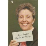 Joyce Grenfell signed book. Hardback edition of Requests The Pleasure signed and dedicated inside by