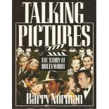 Barry Norman signed book. Large hardback edition of Talking Pictures signed inside by famous movie