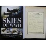 Skies Of WW2 Signed 19 RAF WW2 Aircrew Veterans. Skies Of WW2 - Courage, Battle and Victory In The