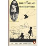 Christopher Milne signed book. Rare paperback edition of The Enchanted Places signed inside by