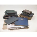 A quantity of 1st World War period photograph albums, to include Arras and a quantity of Victorian