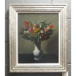 A J Van Thorpe (Dutch), a floral still life, signed, 49 x 39cm