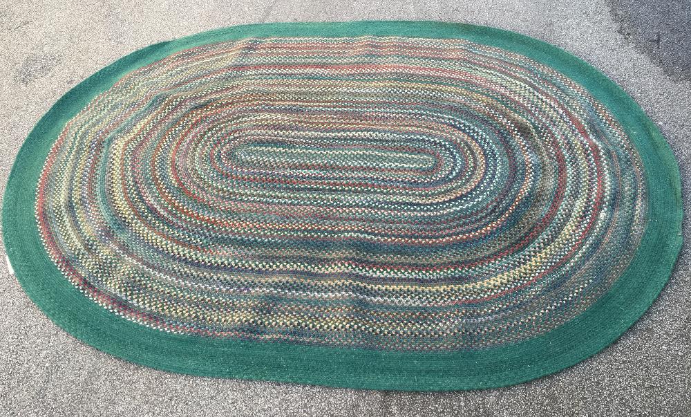 L.L. Bean, Maine, USA, a braided New England pattern rug 400 x 244cm (156 x 95in)