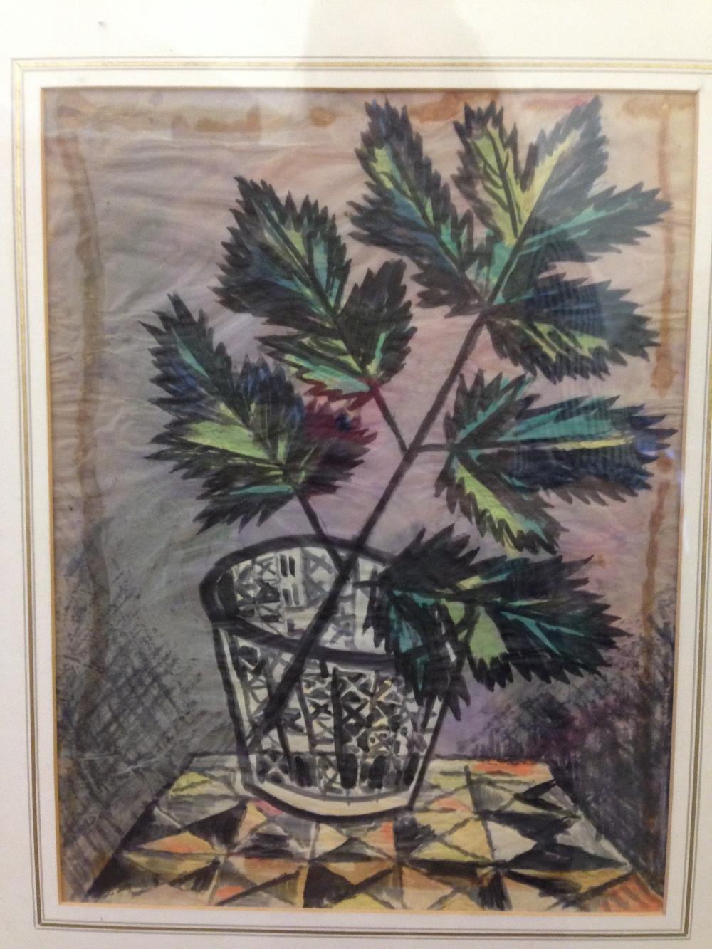 § John Banting (British, 1902-1972) Leaves in a Glass watercolour 31 x 24cm (12 x 9in) Provenance: - Image 3 of 6