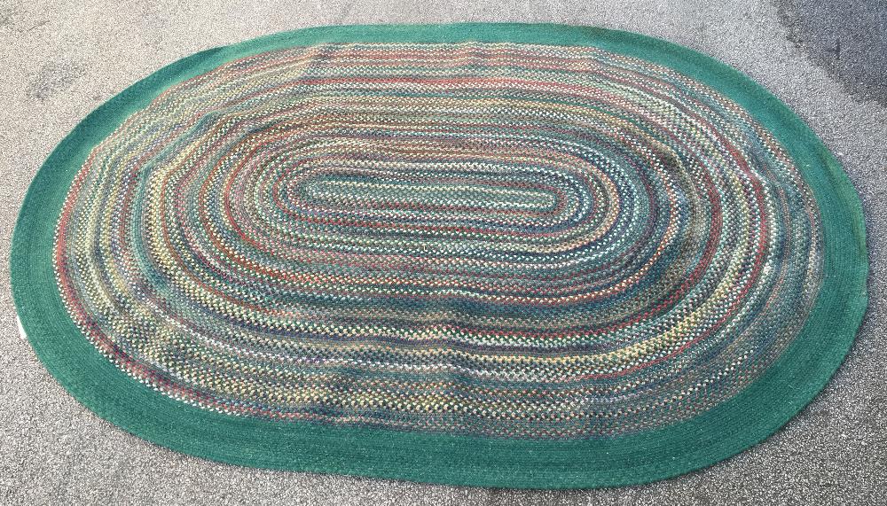 L.L. Bean, Maine, USA, a braided New England pattern rug 400 x 244cm (156 x 95in) - Image 2 of 2