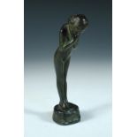 Alexander Proudfoot (1878-1957), The Faun, a patinated bronze figure, signed in the bronze 22cm (