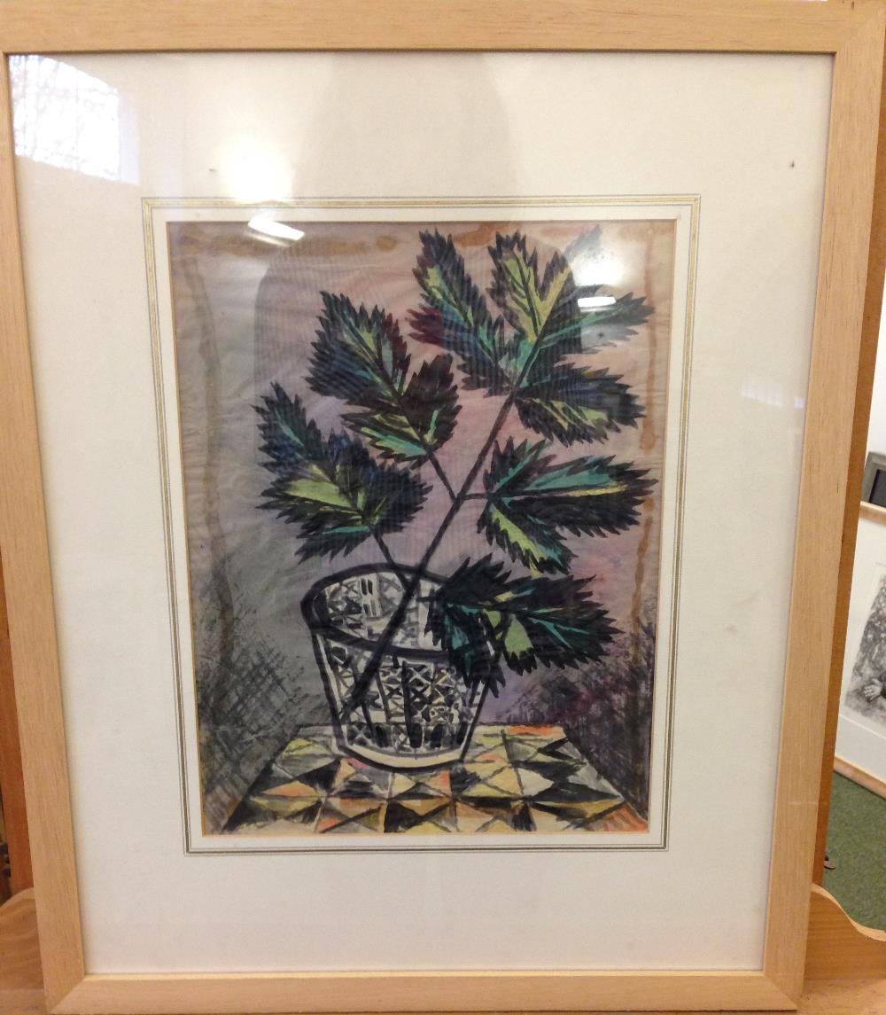 § John Banting (British, 1902-1972) Leaves in a Glass watercolour 31 x 24cm (12 x 9in) Provenance: - Image 2 of 6