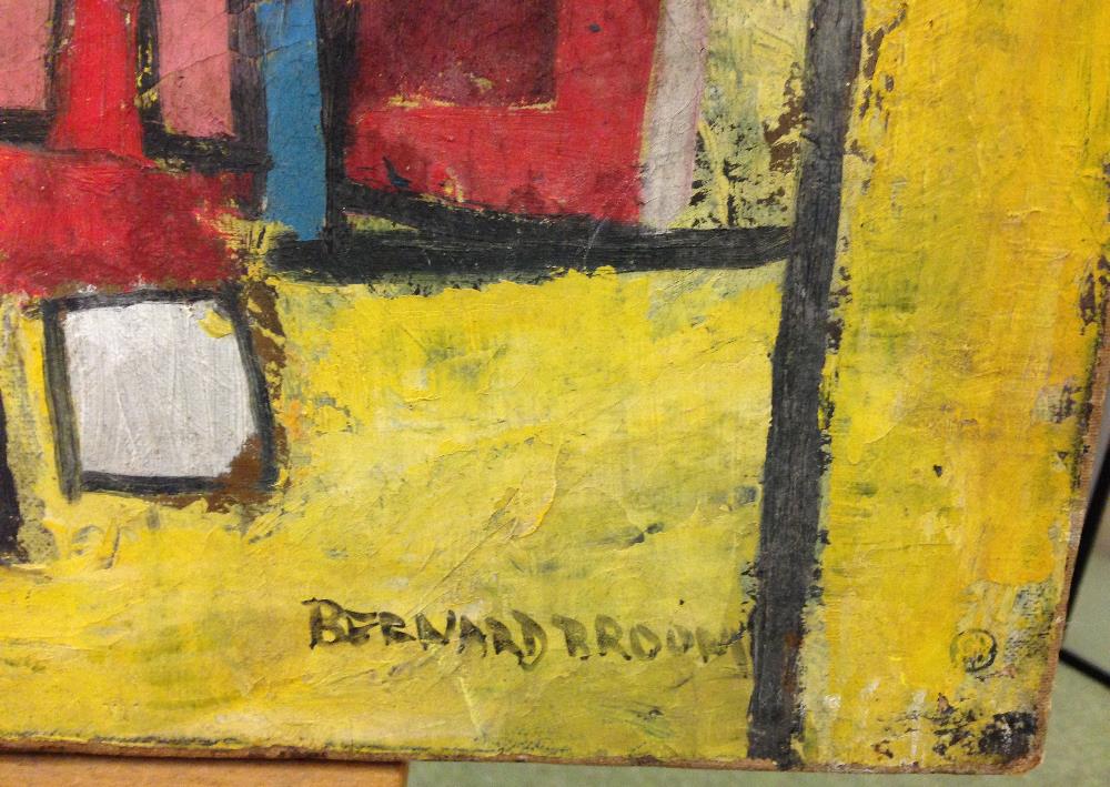 Bernard Broom (British, 20th Century) Figures signed lower right "Bernard Broom" oil on canvas, - Image 5 of 7