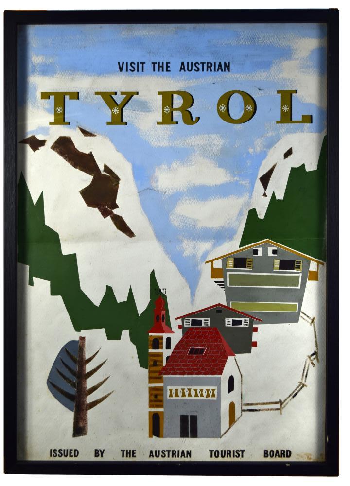 Unknown, Visit the Austrian Tyrol, printed in colours, issued by the Austrian Tourist Board 72 x