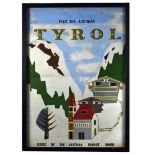 Unknown, Visit the Austrian Tyrol, printed in colours, issued by the Austrian Tourist Board 72 x