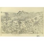 § Anthony Gross, RA (British, 1905-1984) Little Seignac Landscape signed "Ay Gross" within the print