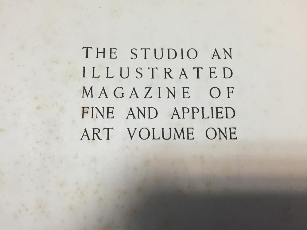 The Studio Year Book, including volume one with C. F. Voysey illustrations, sixteen uniform cloth - Image 3 of 5