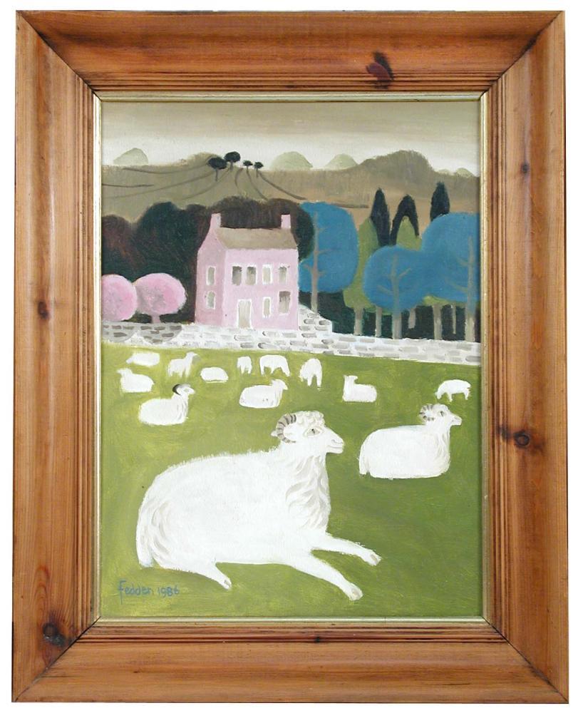 § Mary Fedden, OBE (British, 1915-2012) Eskdale, Cumbria signed and dated lower left "Fedden 1986"