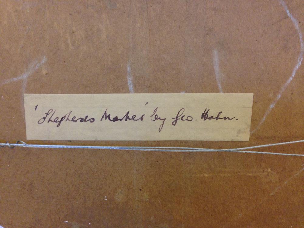 § George Hann (British, 1900-1979) Shepherd's Market, Mayfair, circa 1960 signed lower right "George - Image 10 of 10