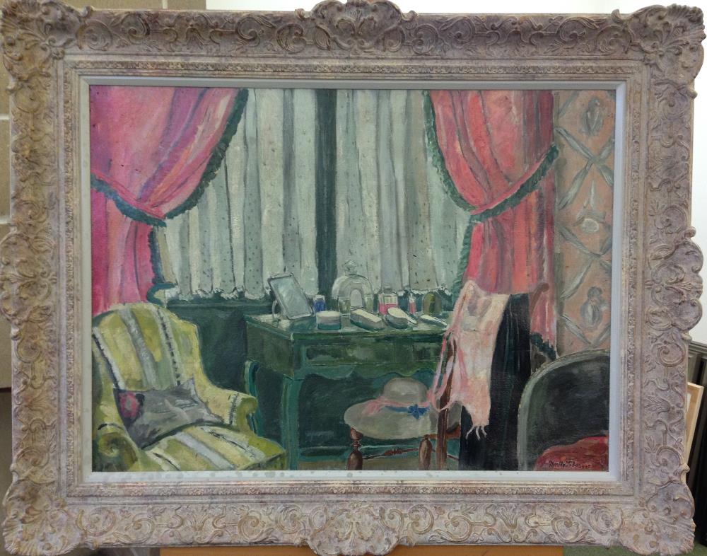 § Marthe Lebasque-Reymond (French, 1895-1977) Dressing table signed lower right "Marthe Lebasque" - Image 2 of 9