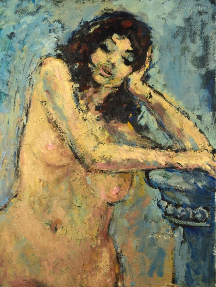 § Guy Nicholls (British, 1926-1988) Aphrodite, 1973 signed and dated upper right "Guy Nicholls '
