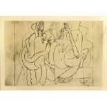 § Pablo Picasso (Spanish, 1881-1973) Figures lithograph, 16 x 23cm and 21 x 15cm (2) Some