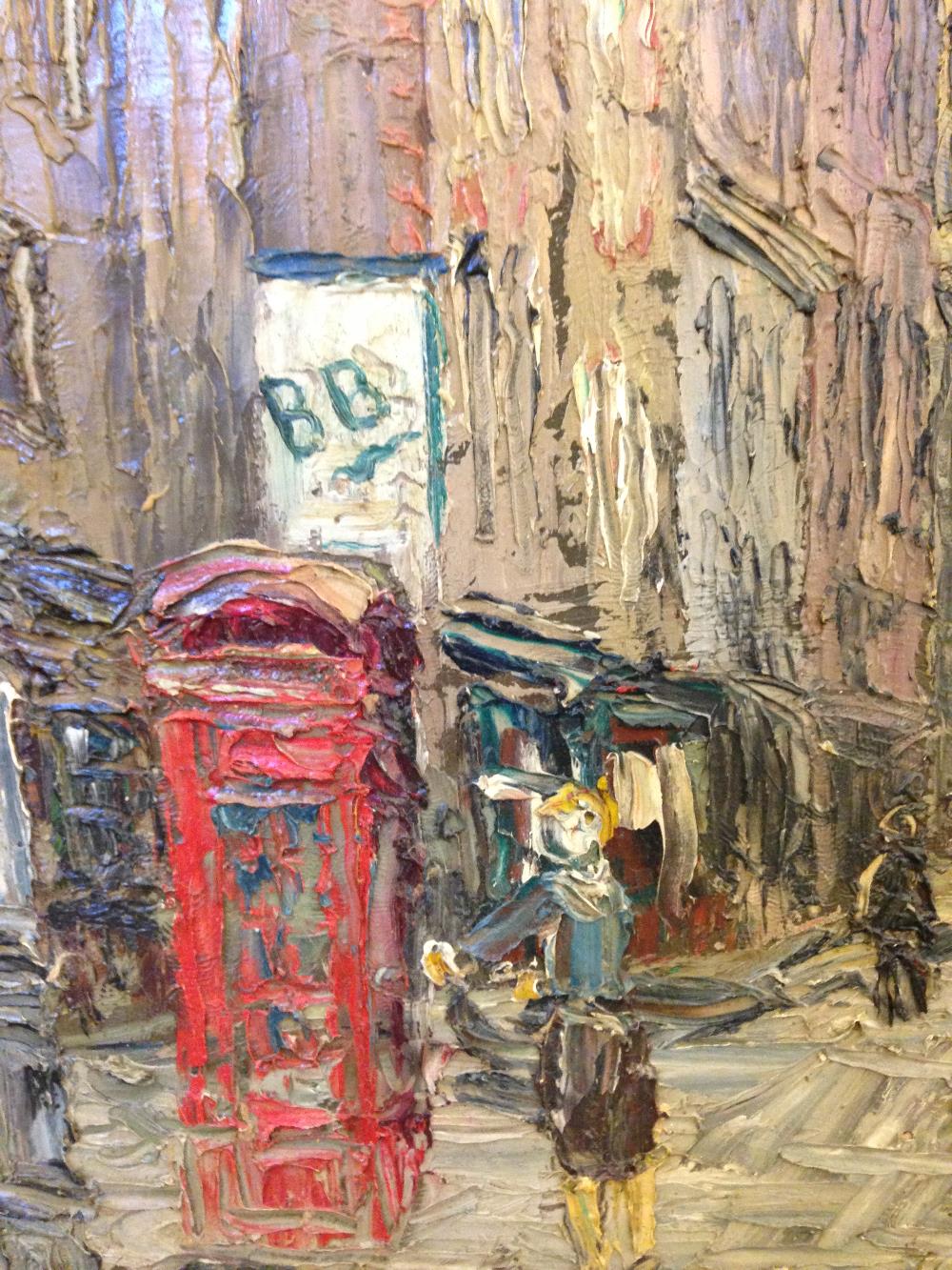 § George Hann (British, 1900-1979) Shepherd's Market, Mayfair, circa 1960 signed lower right "George - Image 3 of 10