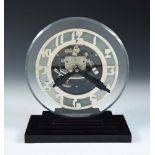 Leon Hatot, Fabricants, Paris, (ATO), an Art Deco electric clock, No. 71075, the circular glass