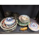 A small quantity of oriental export ceramics