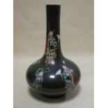 A Chinese green glazed vase, 41cm high