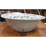 A 19th century Chinese famille rose bowl, 41cm diameter