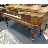 A Collard & Collard rosewood and mahogany square piano believed to have belonged to Henry Francis