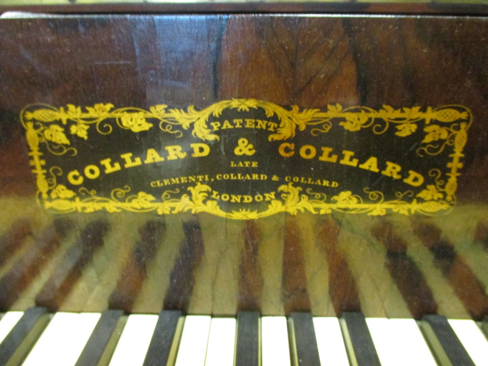 A Collard & Collard rosewood and mahogany square piano believed to have belonged to Henry Francis - Image 2 of 3