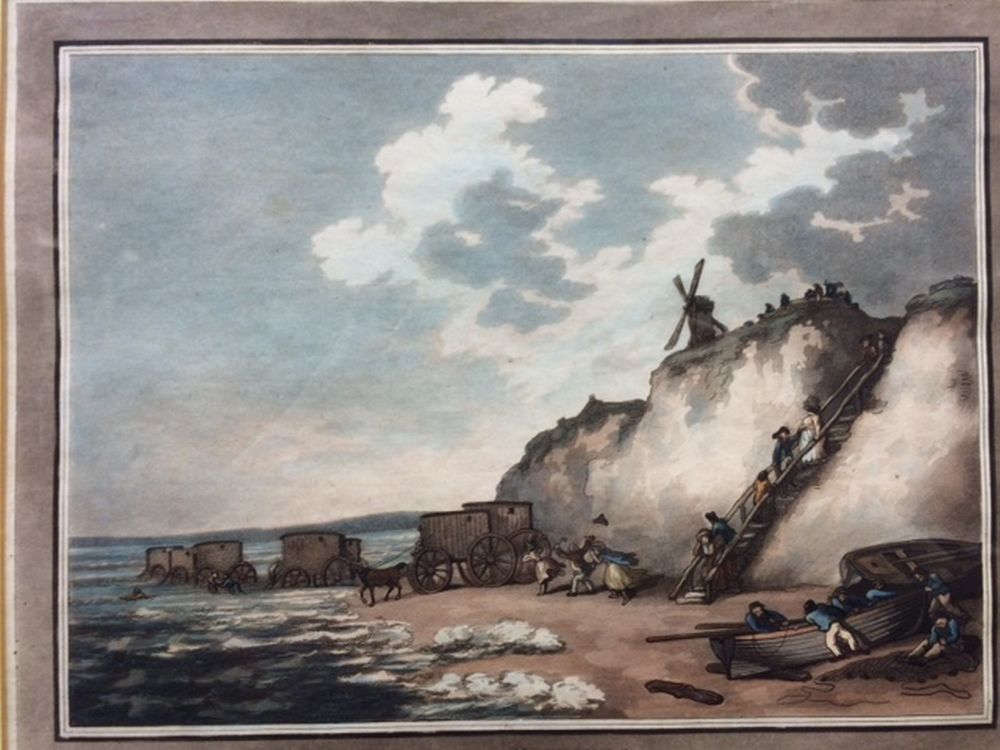 Thomas Rowlandson (1756-1827) , An Excursion to Brighthelmstone, set of 8 coloured aquatints - Image 7 of 8