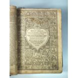 Bible, London: Robert Barker and John Bill 1630, small 4to, Psalms bound at the front and lacking