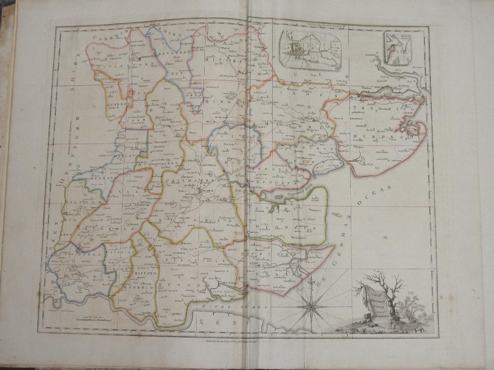 CHAPMAN (John) and Peter ANDRE. A Map of the County of Essex, atlas with some contemporary colouring - Image 3 of 5