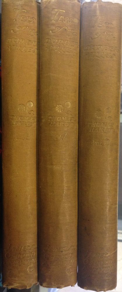 HARDY (Thomas) Tess of the d'Urbervilles, first edition in three volumes, London: Osgood, - Image 4 of 8