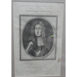 Set of four 18th century engraved royal portraits to include 'Charles II. King of England', by Isaac