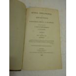 BATES (Ely) Rural Philosophy, or Reflections.., first edition London 1803, 8vo, old inscription to