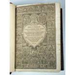 Bible, Geneva version, London: Robert Barker 1632, black letter, engraved title page trimmed and