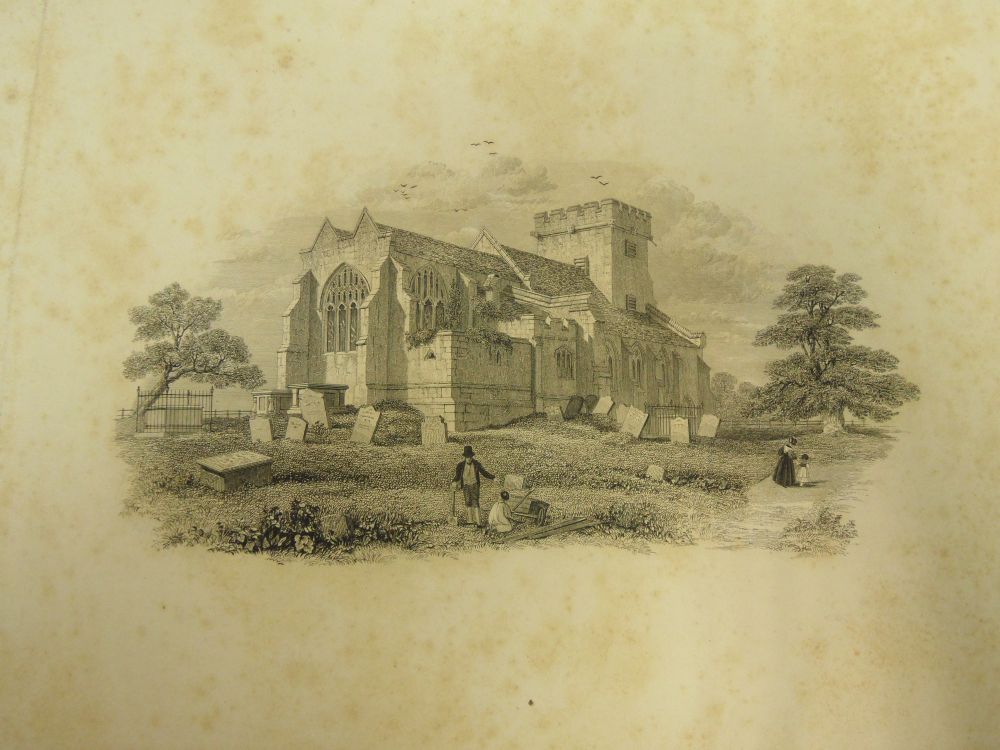 CREASY (E), Illustrations of Stone Church, Kent, 1840, folio, plates, foxing, binding detached; - Image 8 of 9