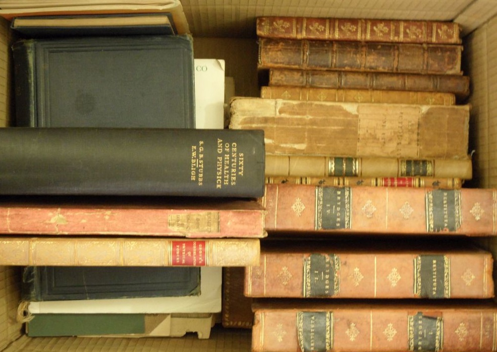 Literature, leather bound, various including: BRYDGES (Sir E) Restituta, 4 vols. 1814, 8vo, poor