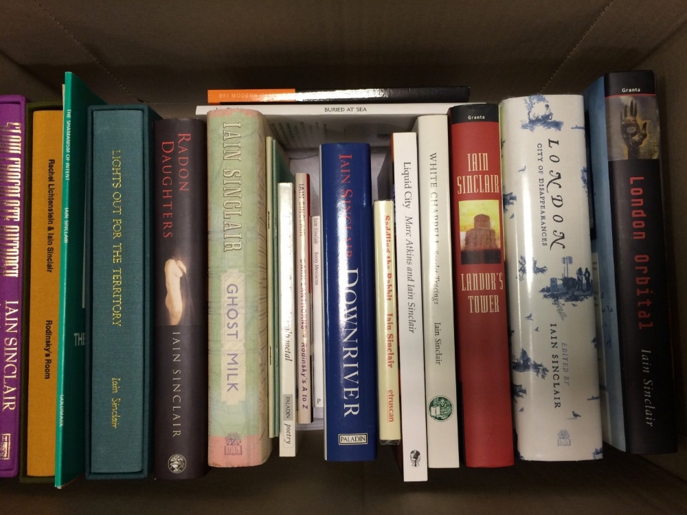 SINCLAIR (Iain) Collection of first editions, many of which signed by the author, including some