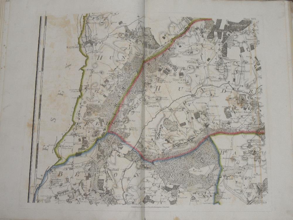 CHAPMAN (John) and Peter ANDRE. A Map of the County of Essex, atlas with some contemporary colouring - Image 5 of 5