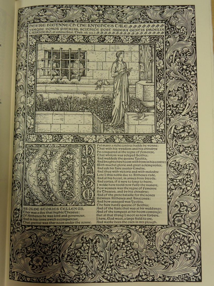 CHAUCER (Geoffrey) The Works, The Basilisk Press, 1974-75, folio, [a facsimile reprint of the - Image 2 of 4