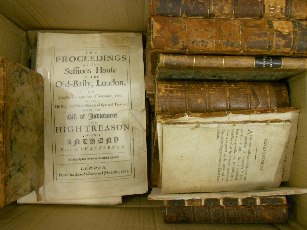 Literature, leather bound. Various works including 18th century, odd volumes and others, in - Image 2 of 2
