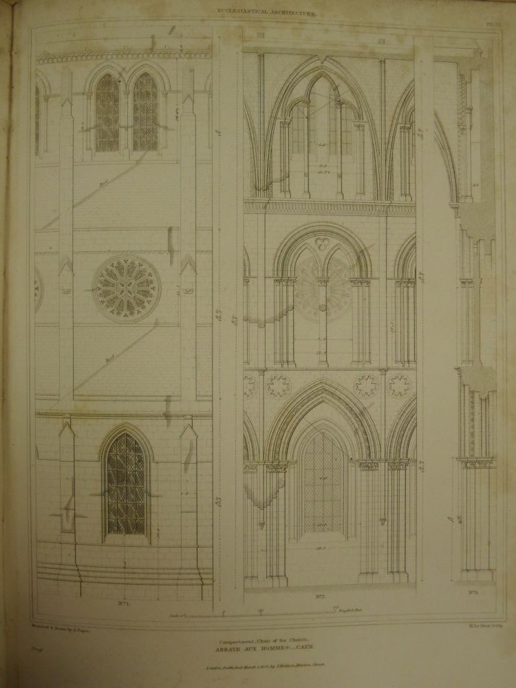 CREASY (E), Illustrations of Stone Church, Kent, 1840, folio, plates, foxing, binding detached; - Image 2 of 9