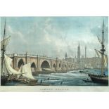 Charles Joseph Hullmandel (1789-1850) after William Westall (1781-1850)  A pair of prints: 'London