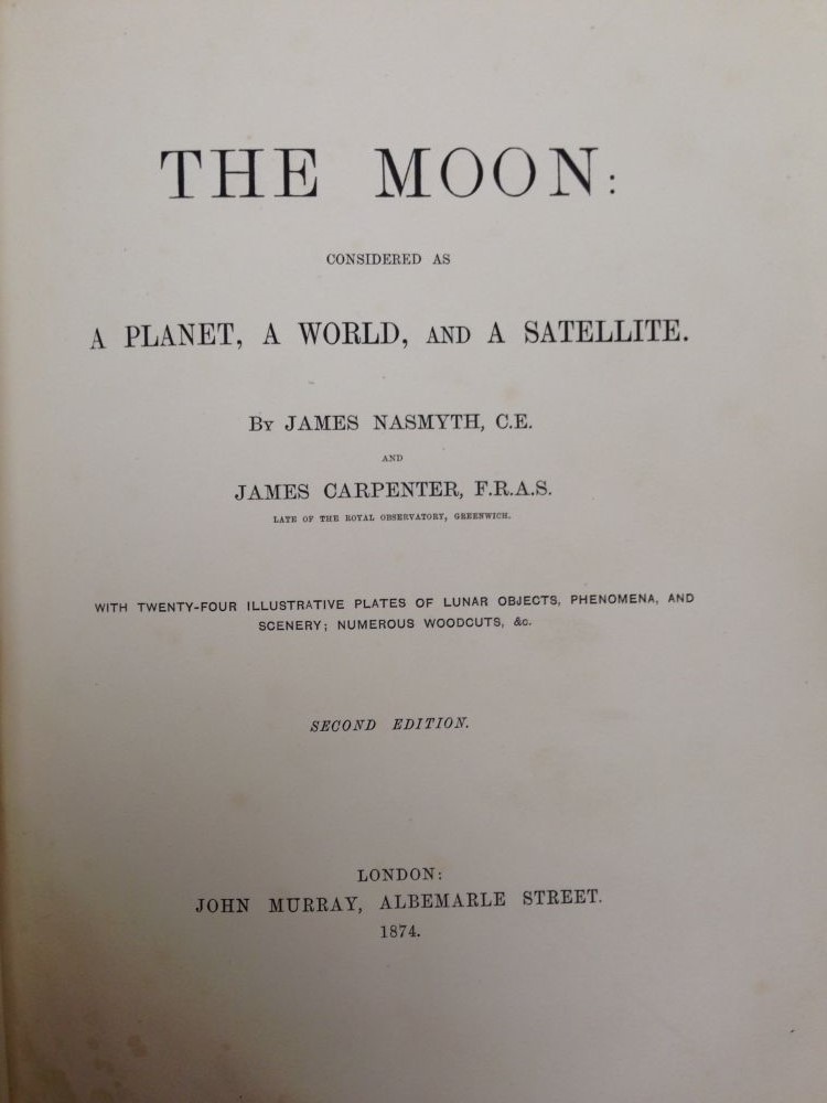 Science A collection of titles to include: NASMYTH (James) & CARPENTER (James), The Moon: Considered - Image 2 of 2