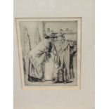 Sylvia Gosse (1881-1968), Saying and Doing etching, signed in pencil;   together with two other