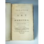 GALLINI (Giovanni Andrea) A Treatise on the Art of Dancing, London: for the Author 1772, 8vo,