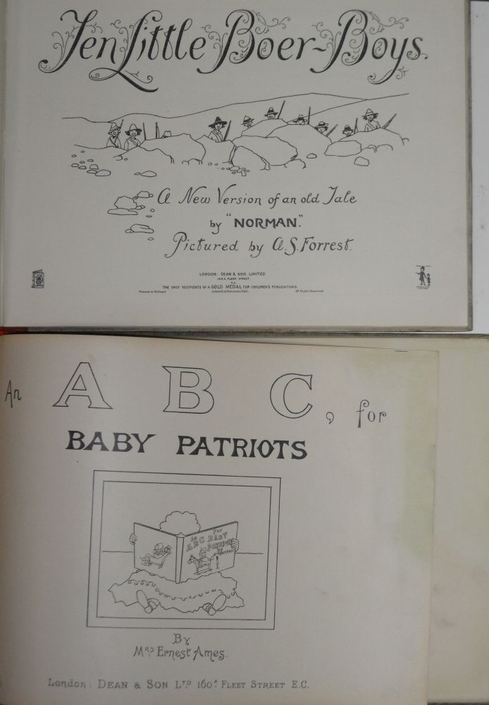 AMES (Mrs Ernest) An ABC for Baby Patriots; FORREST (A. S.) Ten Little Boer Boys; both published - Image 2 of 4