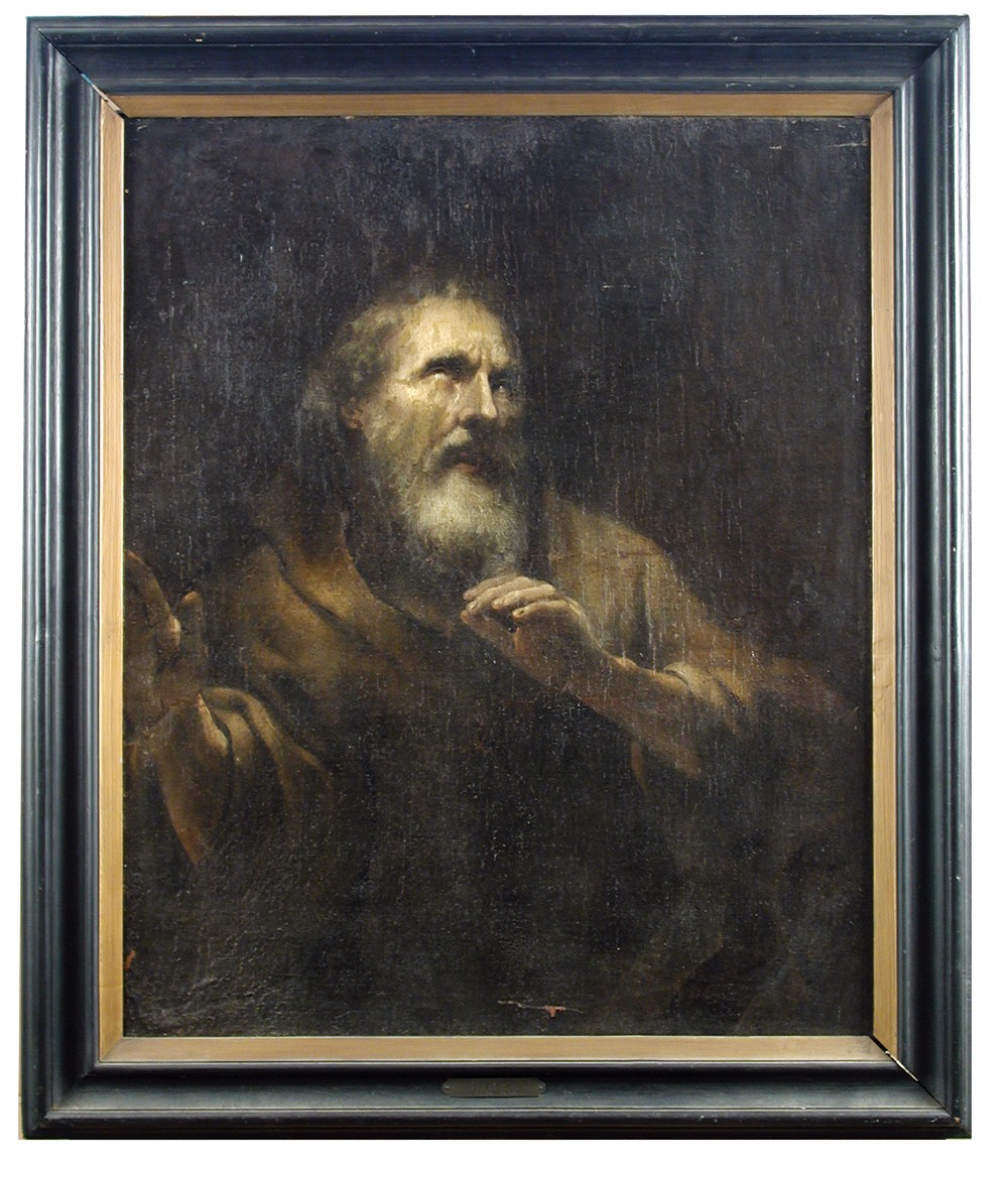 Follower of Jurgen Ovens (late 18th Century) Study of a Hermit Saint oil on canvas 85 x 69cm (33 x